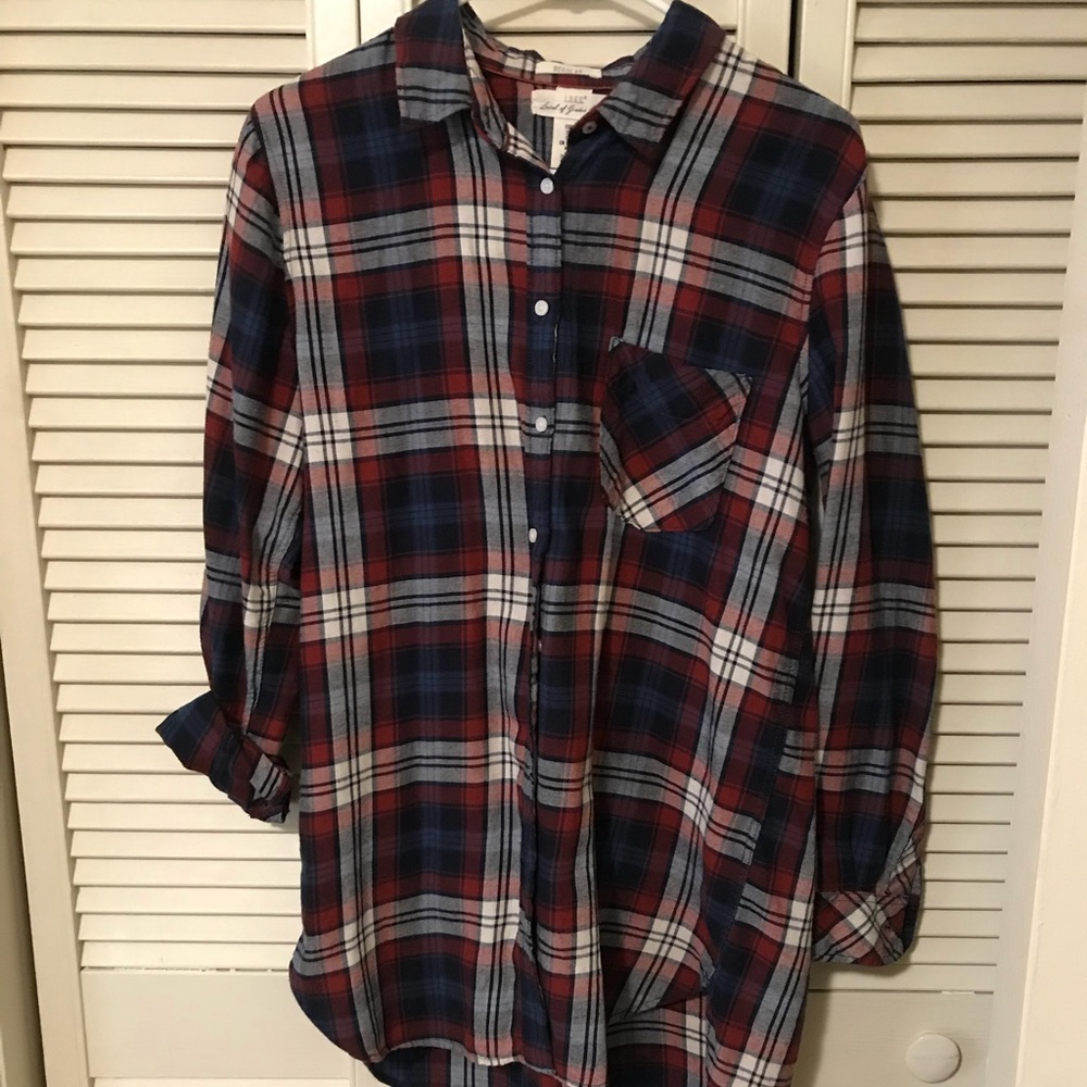 Oversized flannel